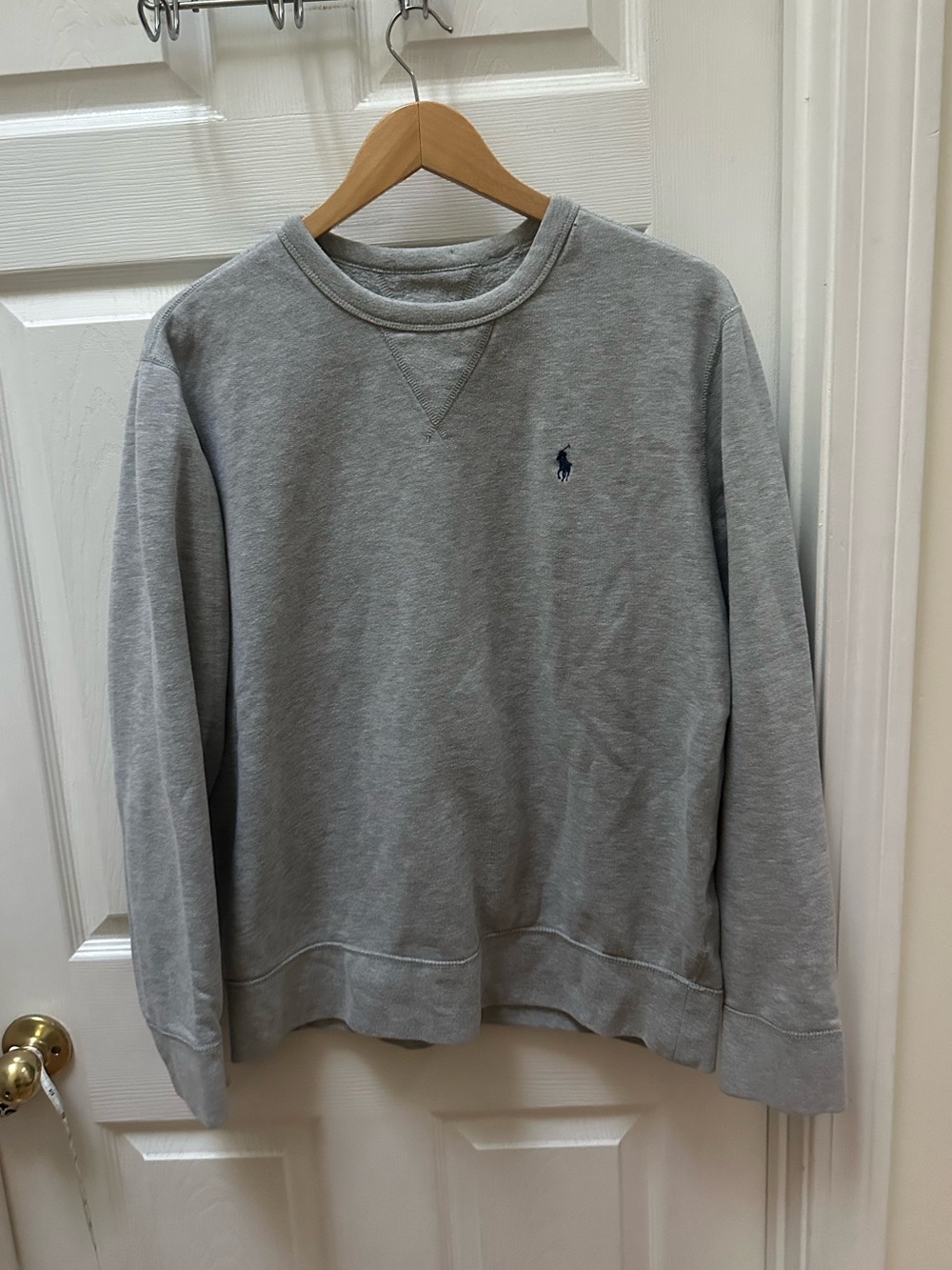 Polo by Ralph Lauren Gray Crewneck Sweatshirt m medium